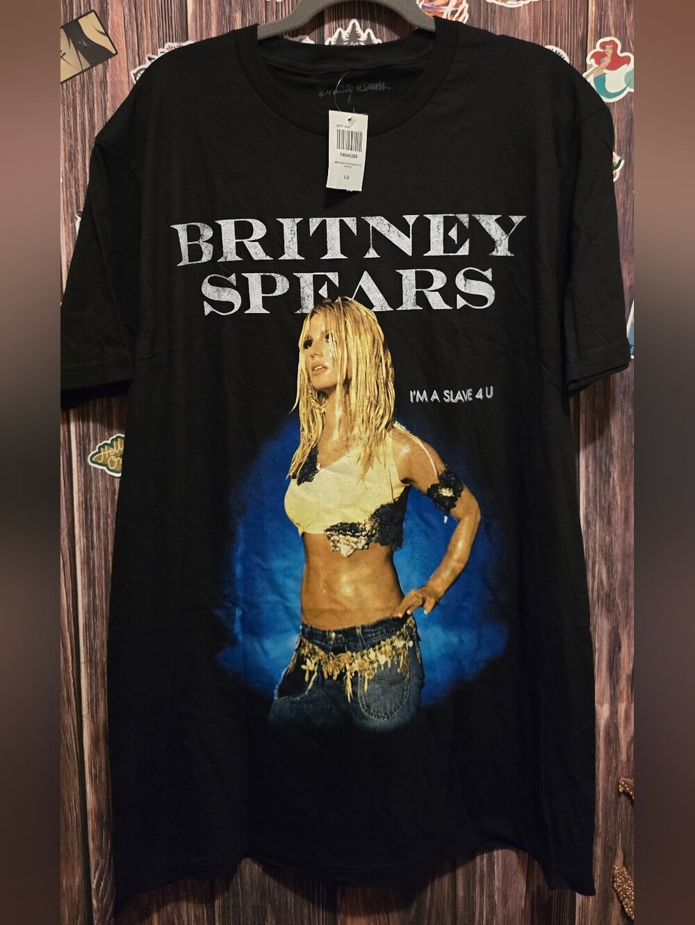 Britney Spears Graphic Tee – Black Women’s Top